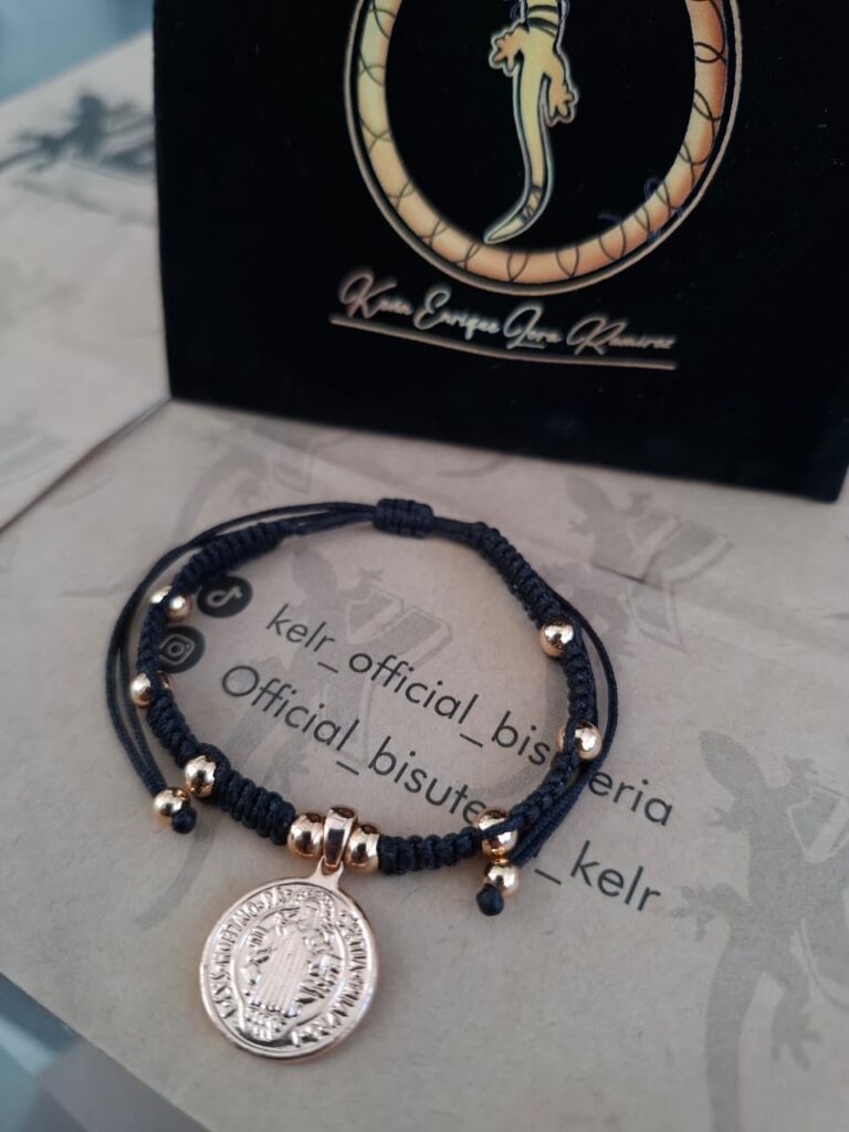 Pulsera Macrame San Benito Azul Marino – Pul01